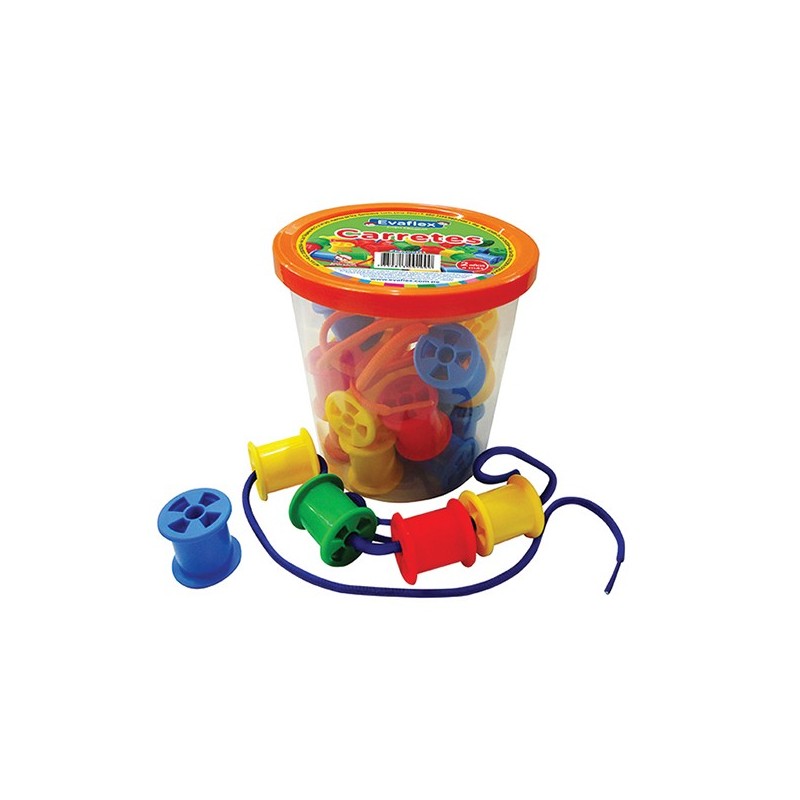 CARRETES PLAST. BOTE C/24 PZ. EVAFLEX EV-523 E.(24)