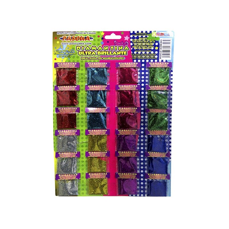DIAMANTINA CARTON C/24 BOL.PASCUA SURT. BASICO E.(24) C.(144
