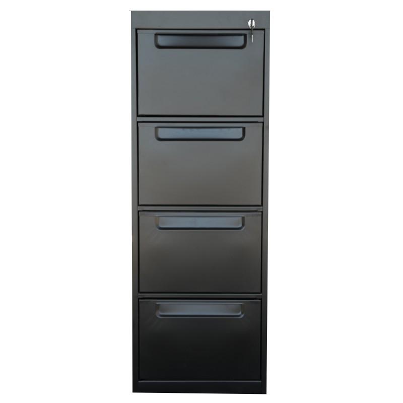 ARCHIVERO MET. 4 GAVETAS NEGRO