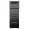 ARCHIVERO MET. 4 GAVETAS NEGRO