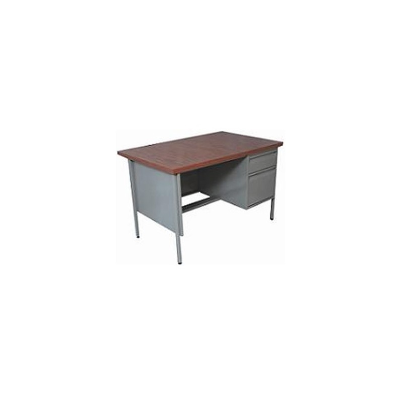 ESCRITORIO METALICO 120X75X75 CUB.MELAMINA