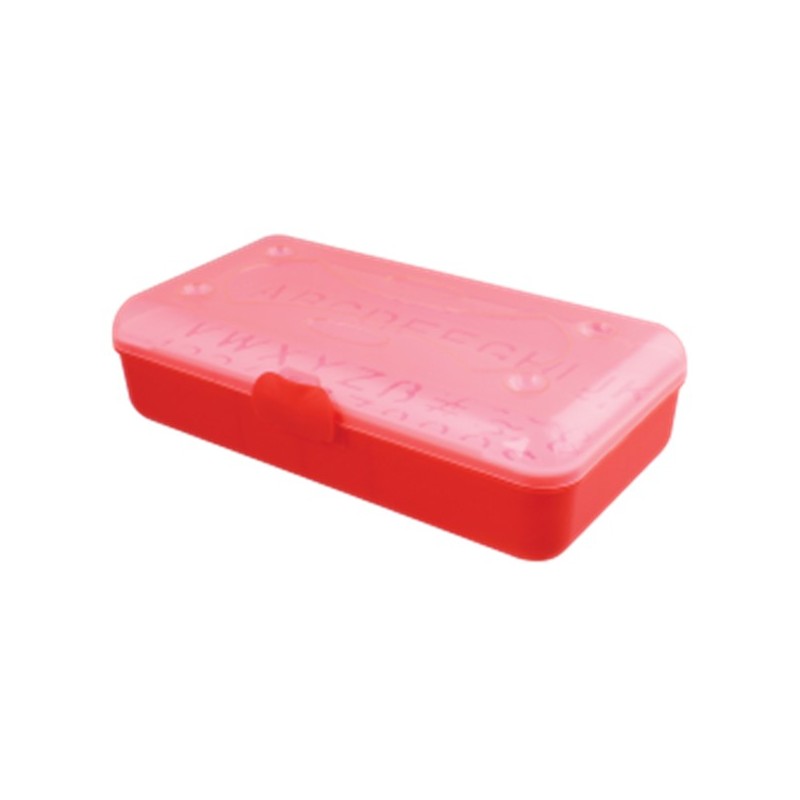CAJA LAPICERA PLAST. BICOLOR C/GIOSER MED. JOCAR E.(24) (72)