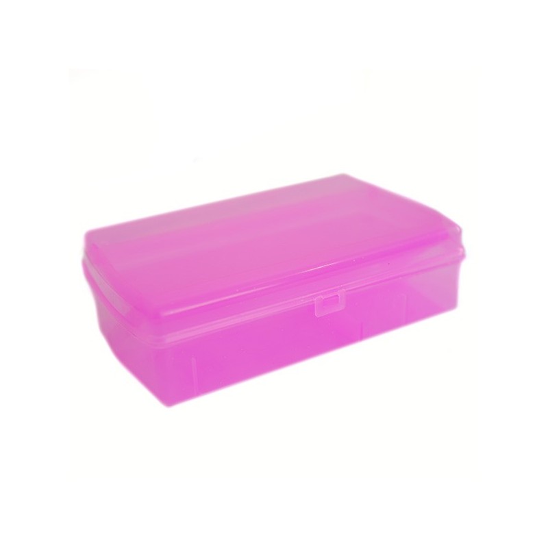 CAJA LAPICERA PLAST.REGINA 22X13C.ROSA CLARO C.(100)
