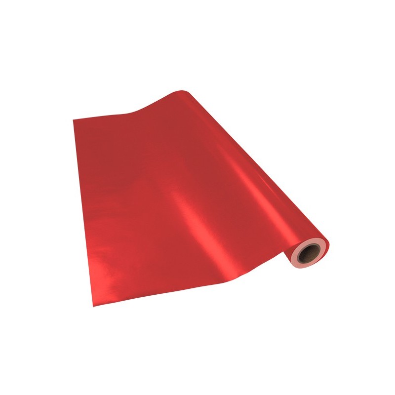PAPEL MET. UNIFOIL METALUSTRE ROJO ROLLO C/10M. C.(28)