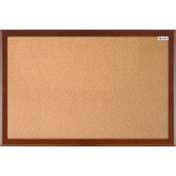 TABLERO CORCHO CONTINENTAL 40X60 MARCO MADERA #3005 C.(2)