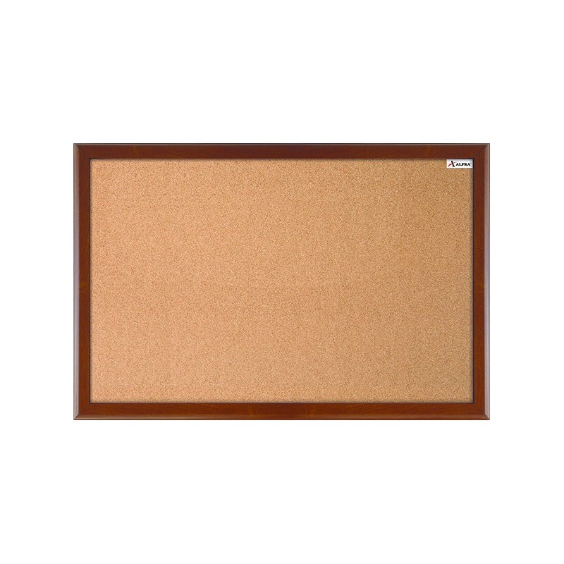 TABLERO CORCHO CONTINENTAL 40X60 MARCO MADERA #3005 C.(2)