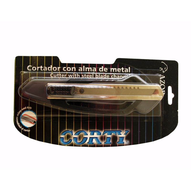 EXACTO GRUESO MET. C/GUIA CORTY AZOR #5500 BL.C/1 E(12)(144)