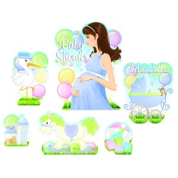 ADORNO KIT DEC. BABY SHOWER 1132 PADI BOL. C/6 PZ. E(1)C(25)