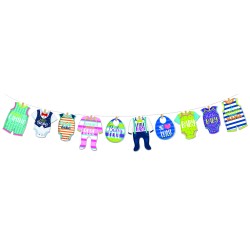 LETRERO BABY SHOWER ROPITA 1054 PADI BOLSA C/1 PZA. E.(25)