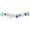 LETRERO BABY SHOWER ROPITA 1054 PADI BOLSA C/1 PZA. E.(25)