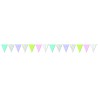 LETRERO BANDERIN TRIANG. COL. PASTEL #1428 BOL.C/1 E.(25)(18