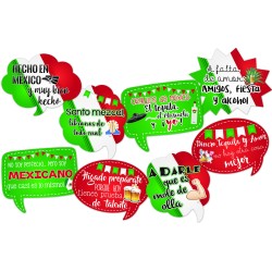 LETRERO EXPRESATE MEX. PATRIAS PADI 1534-3 PAQ.C/8PZ. SURT,