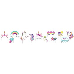 PARTY PROPS UNICORNIO GRANMARK PAQ. C/12PZ. E, (6)