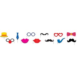 PARTY PROPS ACCESORIOS GRANMARK PAQ. C/12PZ. E, (6)
