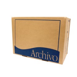 CAJA ARCHIVO CARTON CTA. 495X313X253CM.  9KG/CM2 E(25)C(250)
