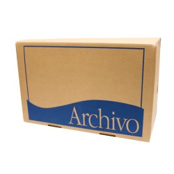 CAJA ARCHIVO CARTON OFI. 480X355X256CM 9 KG/CM2 E(25) C(250)