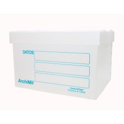CAJA ARCHIVO PLAST. CTA. ARCHIMIL 38.5X31X25 CMS. E.(25)
