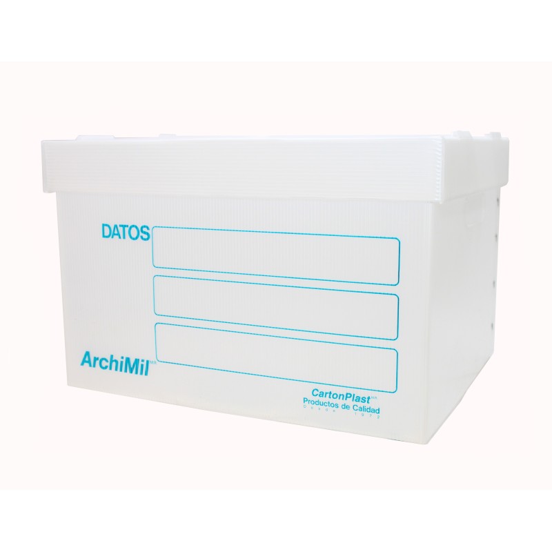 CAJA ARCHIVO PLAST. CTA. ARCHIMIL 38.5X31X25 CMS. E.(25)