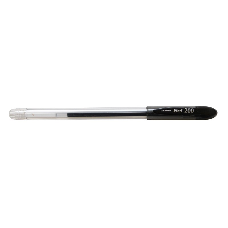 BOLIGRAFO GEL 200 8911-00 ZEBRA 0.7MM NGO. E(12) C(144)