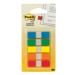 BANDERITAS ADH. MULTICOLOR MINI 3M 683-5  C/100H. C(24)
