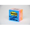 NOTAS ADH. 2X2" POST-IT 2051-N MINI CUBO 400H. NEON C(24)