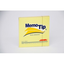 NOTAS ADH. 3X3" MEMOTIP 54 100H. AMARILLO C.(144)