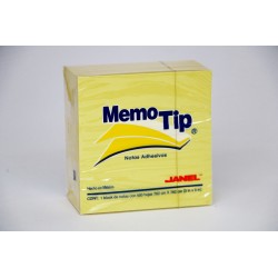 NOTAS ADH. 3X3" MEMOTIP 54 CUBO 400H. AMARILLO C(36)