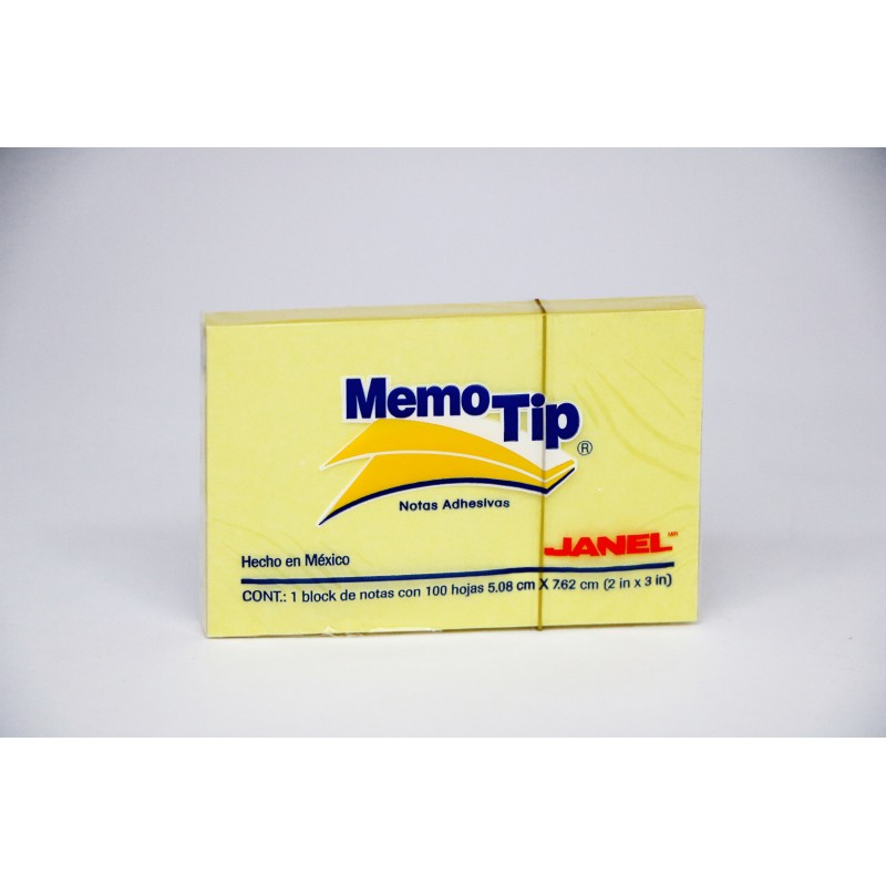 NOTAS ADH. 2X3" MEMOTIP 56 100H. AMARILLO C.(192)