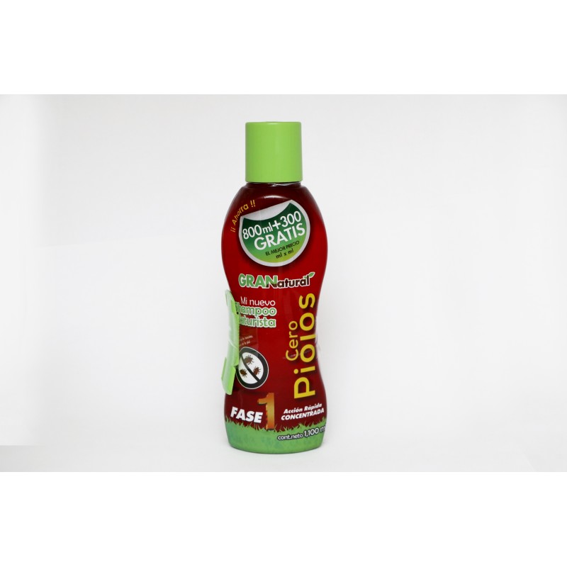 SHAMPOO CERO PIOJOS DE 1100ML C.(15)