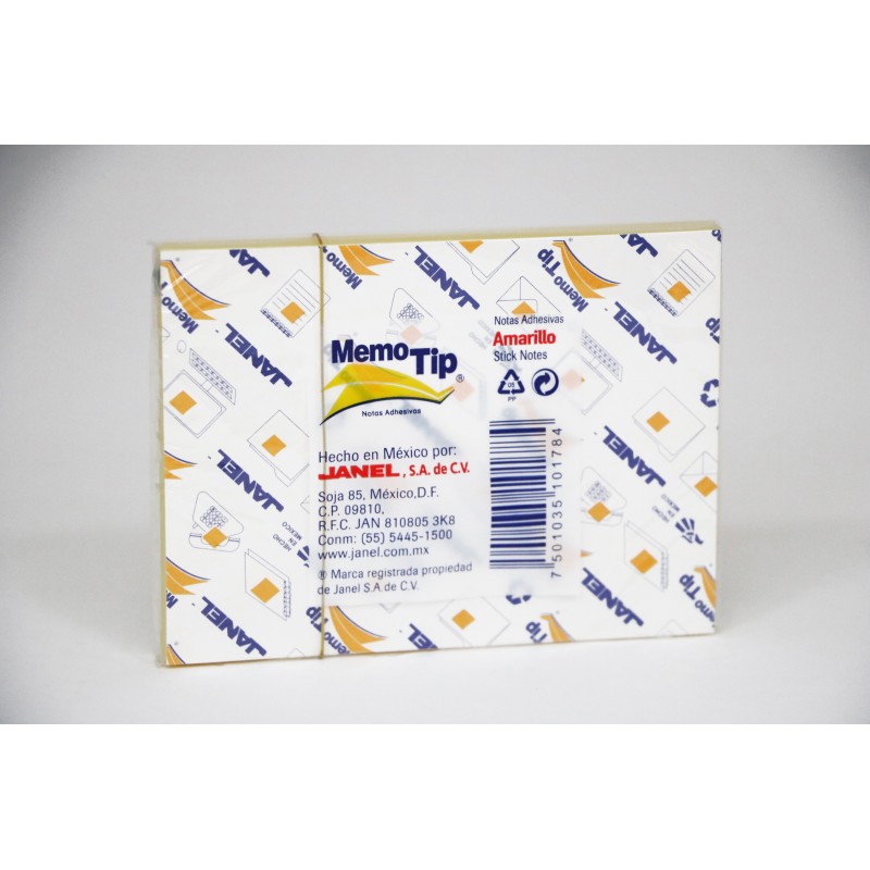 NOTAS ADH. 3X4" MEMOTIP 100H.  AMARILLO E.(6) C.(96)