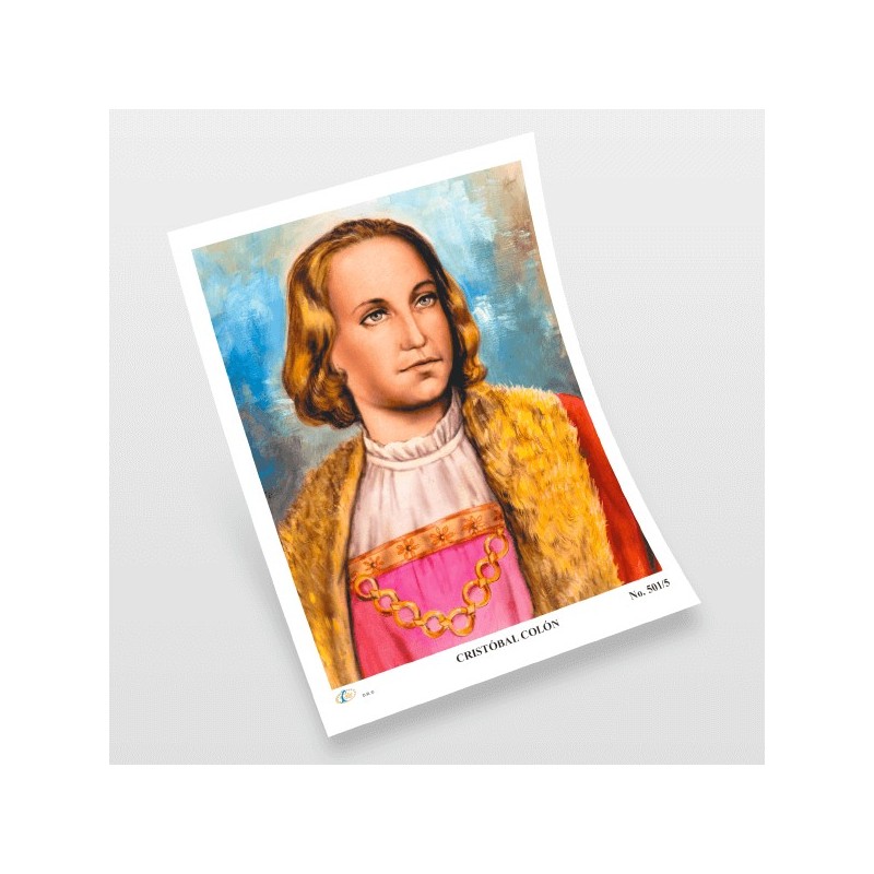 CROMO CRISTOBAL COLON #5/501 (HOMBRES CELEBRES) E(10) C(250)