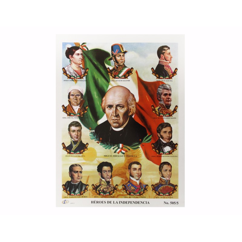CROMO HEROES DE LA INDEP.#5/505 (HOMBRES CELEB. E(10) C(250)