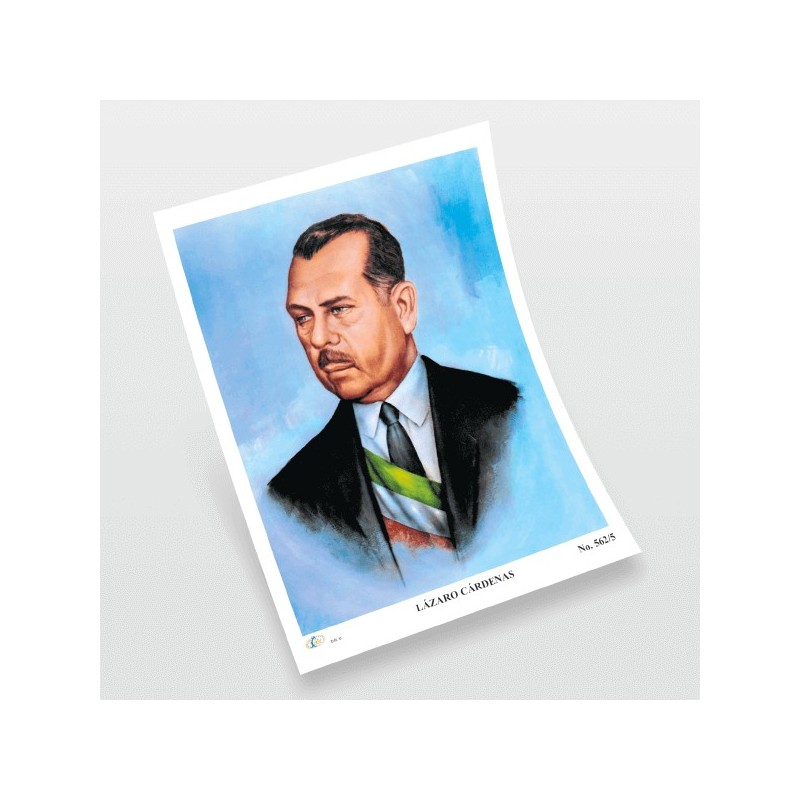 CROMO LAZARO CARDENAS #5/562 (HOMBRES CELEBRES) E(10)C(250)