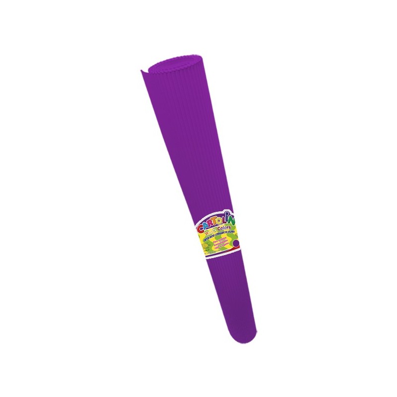 CARTON CORRUGADO CARTOLIN 50X70CM. MORADO C.(25)