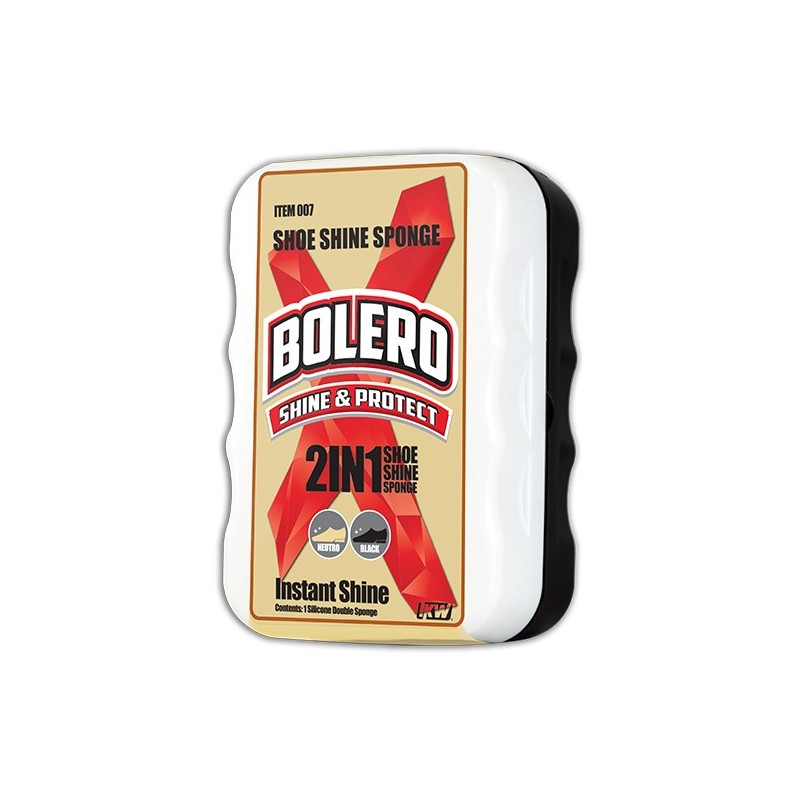 ESPONJA LUSTRADORA P/CALZ. BOLERO 2 EN 1 IKW NGO/NEUT. C(12)