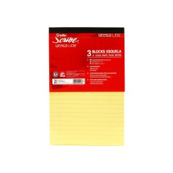 BLOCK ESQUELA SCRIBE 9410 RAYA AMARILLO PEG. 50H. C.(48)