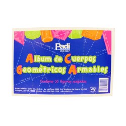 ALBUM CUERPOS GEOMETRICOS PADI E.(10) C.(180)