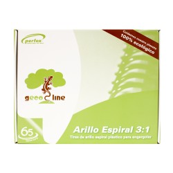 ARILLO PLAST. ESPIRAL 3:1 25MM NGO. PERFEX CJ.C/30 C.(10)