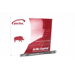 ARILLO PLAST. ESPIRAL 4:1 12MM NGO. PERFEX CJ.C/75 C.(10)