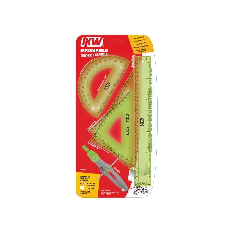 EQ. GEOM. FLEX IKW GDE. C/COMPAS PREC. PLAST. #631 E.24 C.48