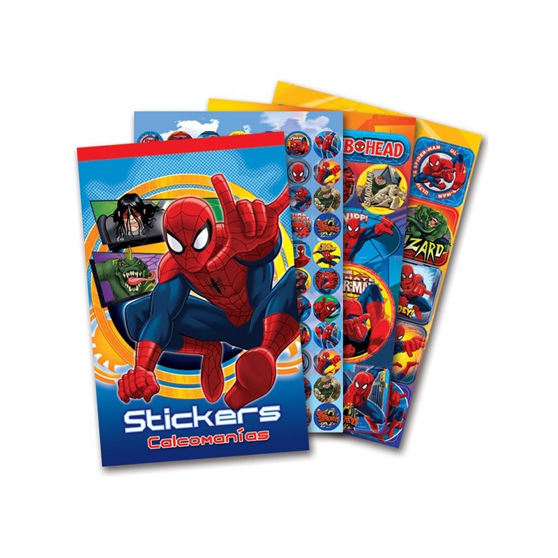 BLOCK CALCOMANIA SPIDERMAN GRANMARK C/6H. E.(12) C.(480)