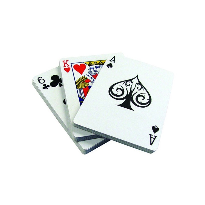 BARAJA POKER PLAST. #NP54 CJA. C/54PZ BARR. E.(12) C.(144)