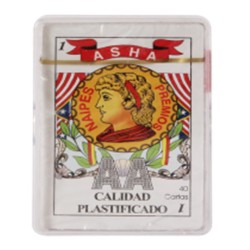 BARAJA ESPAÑOLA PLAST. AA JOCAR EST.PLAST. E(12) C(120)