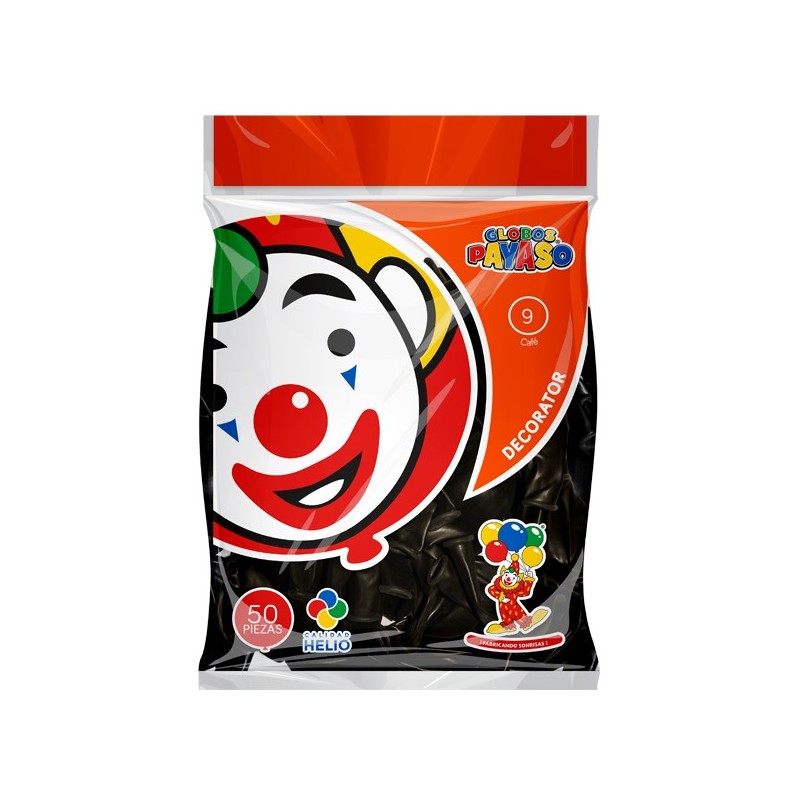 GLOBOS DECORATOR #9 BOL.C/50 CAFE C.(100)