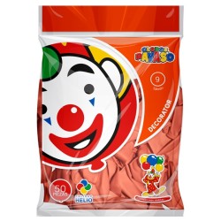 GLOBOS DECORATOR #9 BOL.C/50 SALMON C.(100)
