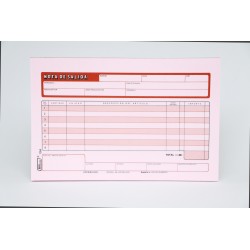 NOTA DE SALIDA #1054 PRINTAFORM 1/2 CTA. 25 JGO. E.(3) (144)